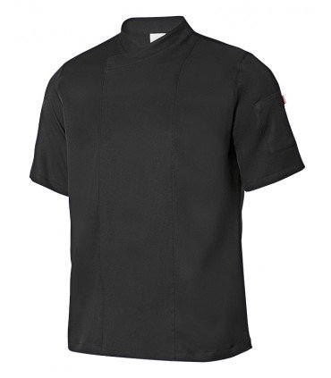 CHAQUETA DE COCINA MICROFIBRA MANGA CORTA