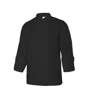 CHAQUETA DE COCINA MICROFIBRA MANGA LARGA