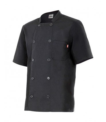 CHAQUETA DE COCINA MANGA CORTA Y BOTONES