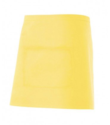 DELANTAL CORTO DE SARGA Y POLIESTER