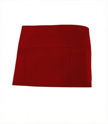 DELANTAL CORTO DE SARGA Y POLIESTER