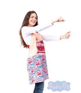 ESTOLA PROFESORA PEPPA PIG BUS