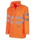 CHUBASQUERO IMPERMEABLE ALTA VISIBILIDAD AQUA FLUO