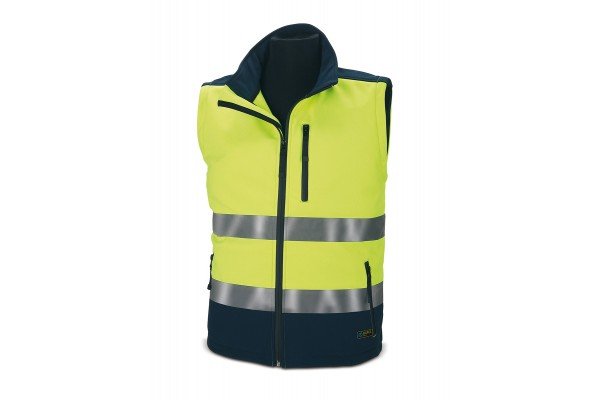 CAZADORA TIPO SOFTSHELL BICOLOR