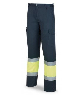 PANTALÓN MULTIBOLSILLOS ALTA VISIBILIDAD BICOLOR