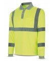POLO ALTA VISIBILIDAD MANGA LARGA 200 GR.