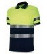 POLO ALTA VISIBILIDAD BICOLOR MANGA CORTA 160 GR.