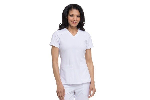 CASACA MUJER CUELLO V ENTALLADA DICKIES MEDICAL