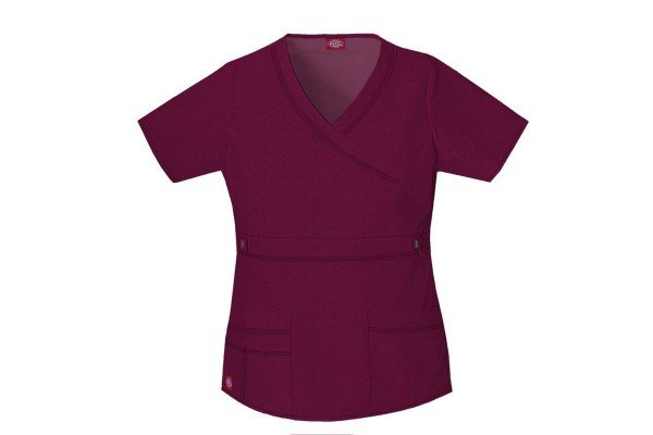 CASACA MUJER CUELLO V ENTALLADA DICKIES MEDICAL