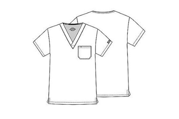 CASACA UNISEX CUELLO V DICKIES MEDICAL