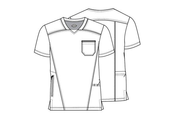 CASACA CABALLERO CUELLO V DICKIES MEDICAL