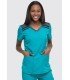 CASACA MUJER CUELLO V, ENTALLADA, DOS TONOS DICKIES MEDICAL