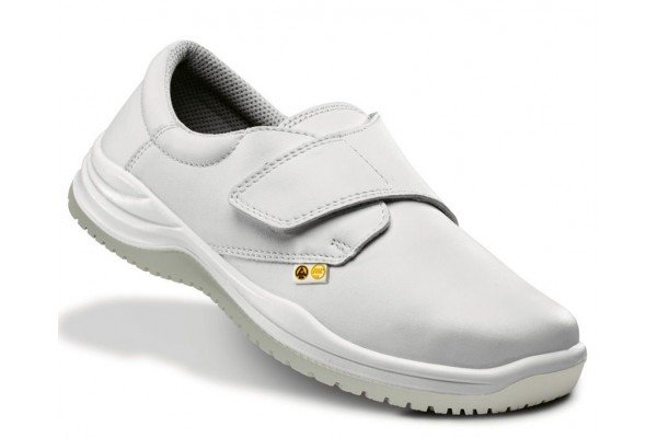 ZAPATO BLANCO DE MICROFIBRA HIDROFUGADA MODELO BARCELONA