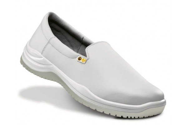 ZAPATO BLANCO DE MICROFIBRA HIDROFUGADA MODELO SEVILLA