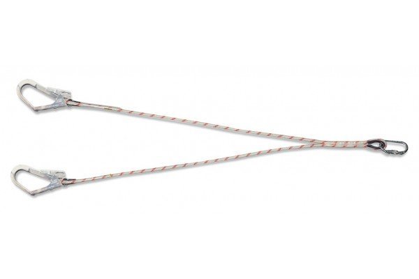 CUERDA DE 1,5 MTS. EN "Y" CON MOSQUETONES