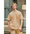 CAMISA DE CABALLERO MODELO LLANES CUELLO MAO