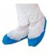CUBREZAPATOS BLANCOS/SUELA AZUL TEJIDO SIN TEJER