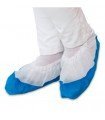 CUBREZAPATOS BLANCOS/SUELA AZUL TEJIDO SIN TEJER