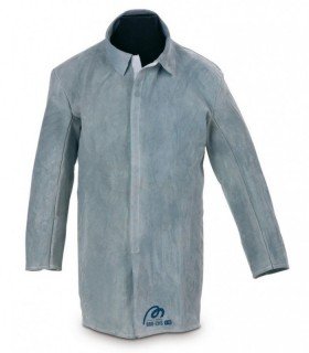 Sobreprenda de protección para soldadores tipo chaqueta.
