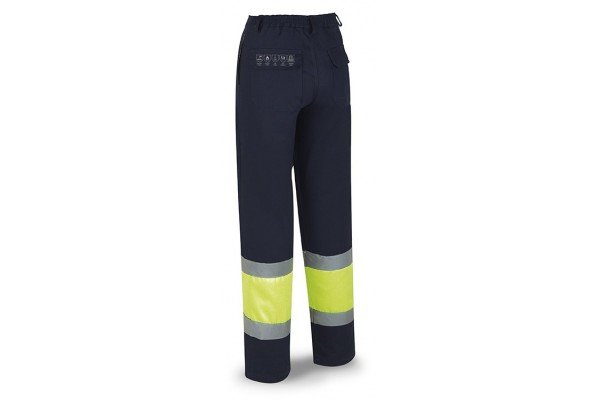 Pantalón IGNÍFUGO y ANTIESTÁTICO Alta Visibilidad 260 gr.