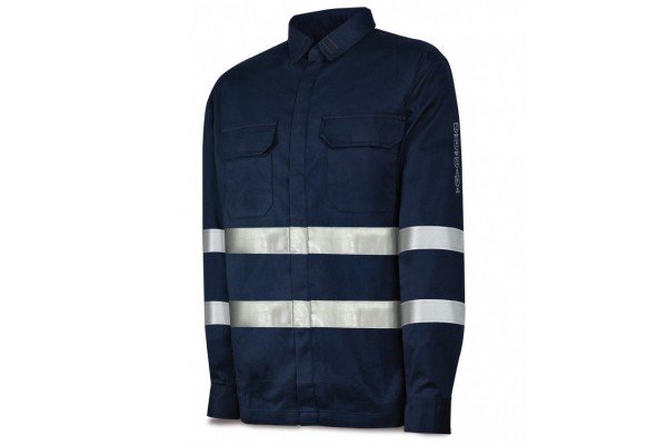 Camisa IGNÍFUGA y ANTIESTÁTICA multinorma algodón 220 gr.