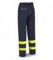 Pantalón IGNÍFUGO y ANTIESTÁTICO multinorma con cintas reflectantes. Algodón 260 gr.