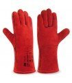 GUANTES PARA SOLDADOR PIEL SERRAJE 35 CM. CAJA 12 PARES