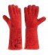 GUANTES PARA SOLDADOR PIEL SERRAJE 40 CM. CAJA 12 PARES