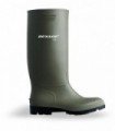 Bota de agua PVC caña alta verde. Dunlop 380