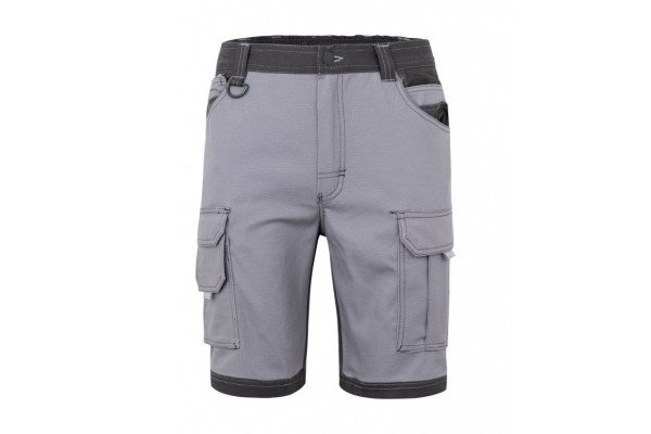 Bermuda canvas stretch Velilla 103029S gris y negro