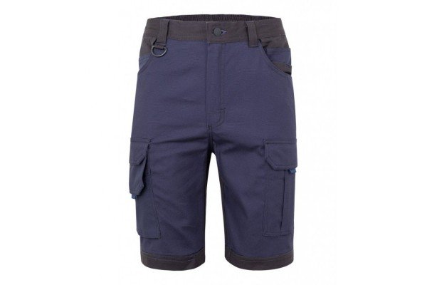 Bermuda canvas stretch Velilla 103029S azul navy y negro
