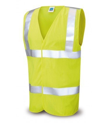 CHALECO IGNÍFUGO Y ANTIESTÁTICO CON BANDAS REFLECTANTES