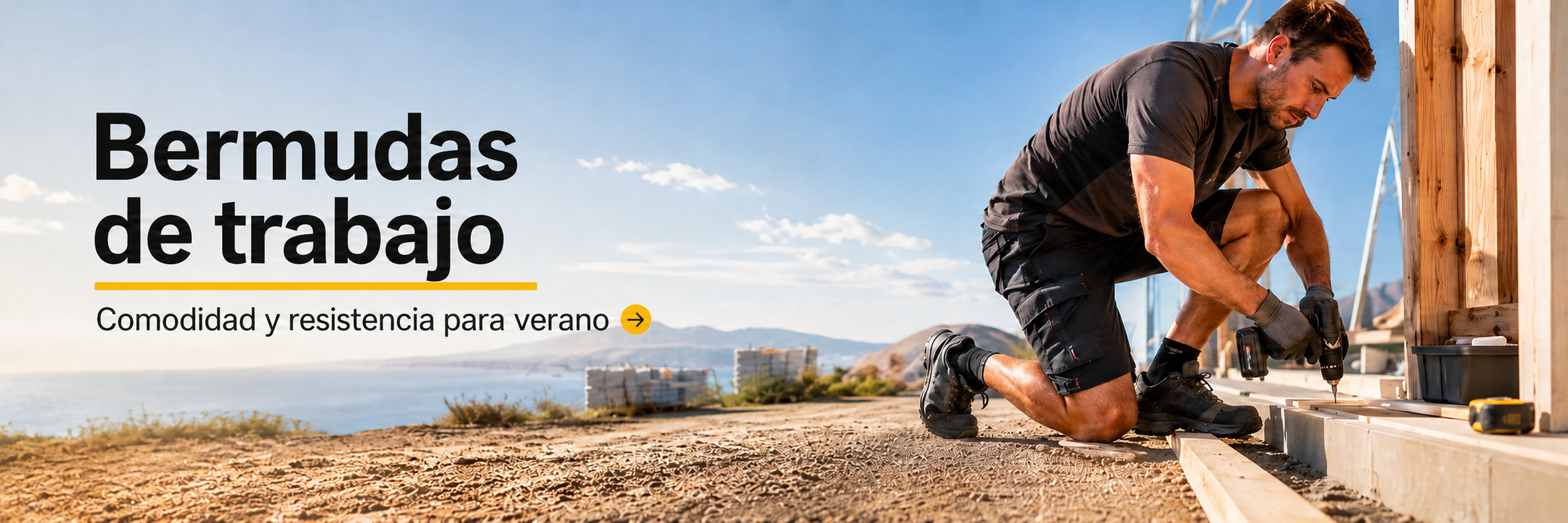 Bermudas de trabajo para profesionales en verano